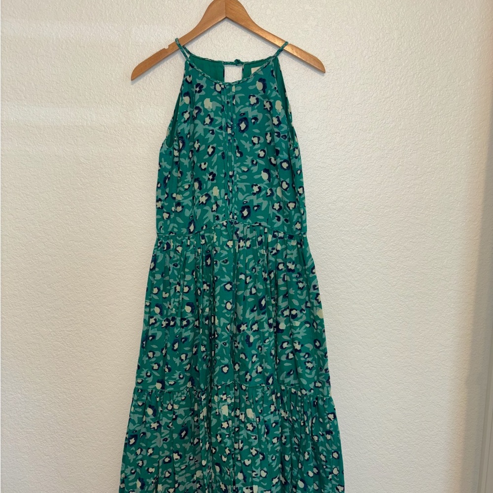 Green Patterned Dress